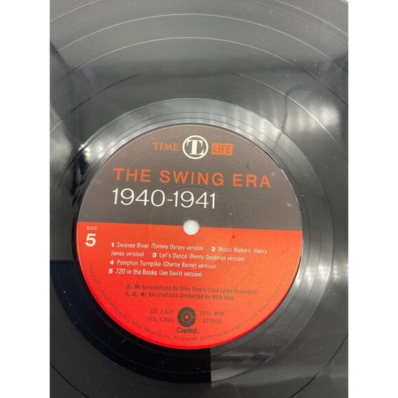 Vintage Jazz Box Set The Swing Era 1940-1941 Time Life Records Includes Magazine - Picture 15 of 16